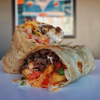 Small CALIFORNIA BURRITO (GRILLED CHICKEN)
