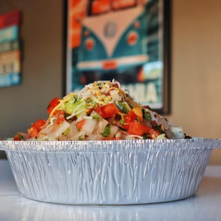 Fried Fish Rice Bowl